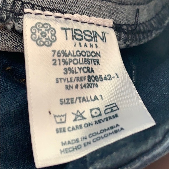 Tissini Colombian butt lift jeans size 1 - Picture 6 of 10